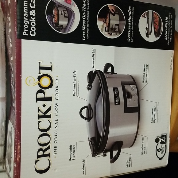 Crock-Pot 6 Quart Cook & Carry Programmable Slow Cooker with Digital Timer - Picture 8 of 17
